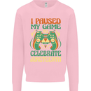 Juneteenth Gamer Gaming Video Games Kids Sweatshirt Jumper Light Pink