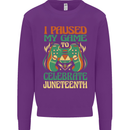 Juneteenth Gamer Gaming Video Games Kids Sweatshirt Jumper Purple