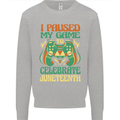 Juneteenth Gamer Gaming Video Games Kids Sweatshirt Jumper Sports Grey