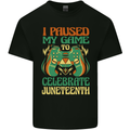 Juneteenth Gamer Gaming Video Games Kids T-Shirt Childrens Black