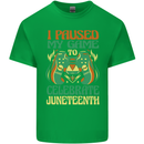Juneteenth Gamer Gaming Video Games Kids T-Shirt Childrens Irish Green