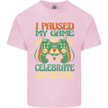 Juneteenth Gamer Gaming Video Games Kids T-Shirt Childrens Light Pink