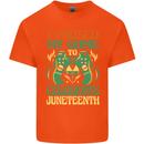 Juneteenth Gamer Gaming Video Games Kids T-Shirt Childrens Orange