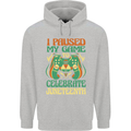 Juneteenth Gamer Gaming Video Games Mens 80% Cotton Hoodie Sports Grey