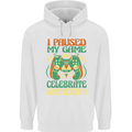 Juneteenth Gamer Gaming Video Games Mens 80% Cotton Hoodie White