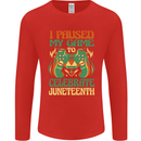 Juneteenth Gamer Gaming Video Games Mens Long Sleeve T-Shirt Red