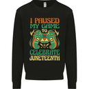 Juneteenth Gamer Gaming Video Games Mens Sweatshirt Jumper Black