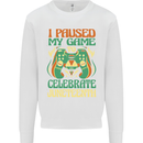 Juneteenth Gamer Gaming Video Games Mens Sweatshirt Jumper White