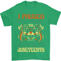 Juneteenth Gamer Gaming Video Games Mens T-Shirt 100% Cotton Irish Green