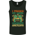 Juneteenth Gamer Gaming Video Games Mens Vest Tank Top Black