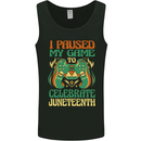 Juneteenth Gamer Gaming Video Games Mens Vest Tank Top Black