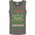 Juneteenth Gamer Gaming Video Games Mens Vest Tank Top Charcoal