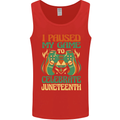 Juneteenth Gamer Gaming Video Games Mens Vest Tank Top Red