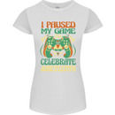 Juneteenth Gamer Gaming Video Games Womens Petite Cut T-Shirt White