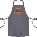 Jurassic Pug Funny Dog Movie Parody Cotton Apron 100% Organic Steel