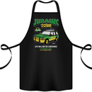 Jurassic Tour Funny Dinosaur T-Rex Cotton Apron 100% Organic Black