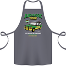 Jurassic Tour Funny Dinosaur T-Rex Cotton Apron 100% Organic Steel