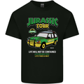 Jurassic Tour Funny Dinosaur T-Rex Kids T-Shirt Childrens Black
