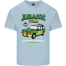 Jurassic Tour Funny Dinosaur T-Rex Kids T-Shirt Childrens Light Blue