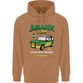 Jurassic Tour Funny Dinosaur T-Rex Mens 80% Cotton Hoodie Caramel Latte