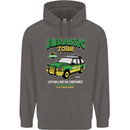 Jurassic Tour Funny Dinosaur T-Rex Mens 80% Cotton Hoodie Charcoal