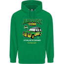 Jurassic Tour Funny Dinosaur T-Rex Mens 80% Cotton Hoodie Irish Green
