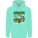 Jurassic Tour Funny Dinosaur T-Rex Mens 80% Cotton Hoodie Peppermint