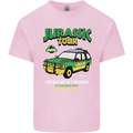 Jurassic Tour Funny Dinosaur T-Rex Mens Cotton T-Shirt Tee Top Light Pink