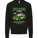 Jurassic Tour Funny Dinosaur T-Rex Mens Sweatshirt Jumper Black