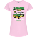Jurassic Tour Funny Dinosaur T-Rex Womens Petite Cut T-Shirt Light Pink