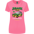 Jurassic Tour Funny Dinosaur T-Rex Womens Wider Cut T-Shirt Azalea