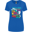 Just a Boy Who Loves Trains Spotter Engine Womens Wider Cut T-Shirt Royal Blue