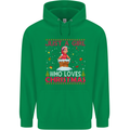 Just a Girl Who Loves Christmas Funny Childrens Kids Hoodie Irish Green