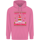 Just a Girl Who Loves Christmas Funny Mens 80% Cotton Hoodie Azelea