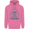 Just a Girl Who Loves Fishing Fisherwoman Childrens Kids Hoodie Azalea