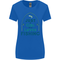 Just a Girl Who Loves Fishing Fisherwoman Womens Wider Cut T-Shirt Royal Blue