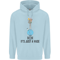 Just a Vase Funny Bong Weed Cannabis Drugs Childrens Kids Hoodie Light Blue