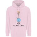 Just a Vase Funny Bong Weed Cannabis Drugs Childrens Kids Hoodie Light Pink