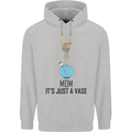 Just a Vase Funny Bong Weed Cannabis Drugs Childrens Kids Hoodie Sports Grey