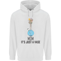 Just a Vase Funny Bong Weed Cannabis Drugs Childrens Kids Hoodie White