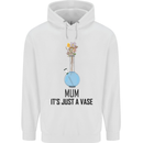 Just a Vase Funny Bong Weed Cannabis Drugs Childrens Kids Hoodie White