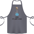 Just a Vase Funny Bong Weed Cannabis Drugs Cotton Apron 100% Organic Steel
