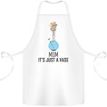 Just a Vase Funny Bong Weed Cannabis Drugs Cotton Apron 100% Organic White