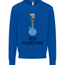 Just a Vase Funny Bong Weed Cannabis Drugs Kids Sweatshirt Jumper Royal Blue