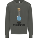 Just a Vase Funny Bong Weed Cannabis Drugs Kids Sweatshirt Jumper Storm Grey