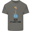 Just a Vase Funny Bong Weed Cannabis Drugs Kids T-Shirt Childrens Charcoal