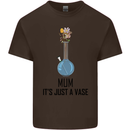 Just a Vase Funny Bong Weed Cannabis Drugs Kids T-Shirt Childrens Chocolate