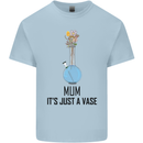 Just a Vase Funny Bong Weed Cannabis Drugs Kids T-Shirt Childrens Light Blue