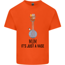 Just a Vase Funny Bong Weed Cannabis Drugs Kids T-Shirt Childrens Orange