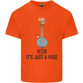 Just a Vase Funny Bong Weed Cannabis Drugs Kids T-Shirt Childrens Orange